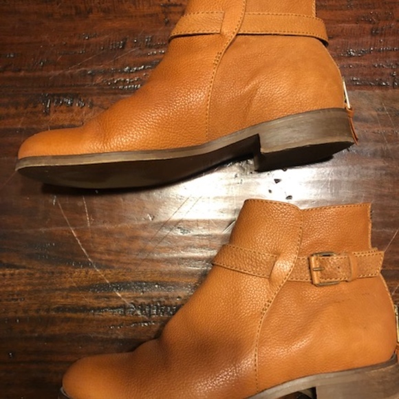 Chestnut brown J.Crew leather booties - Picture 5 of 8
